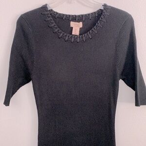 CAMILA Coelho Cocktail maxi/midi dress short sleeve crew neck NEW women’s sz L